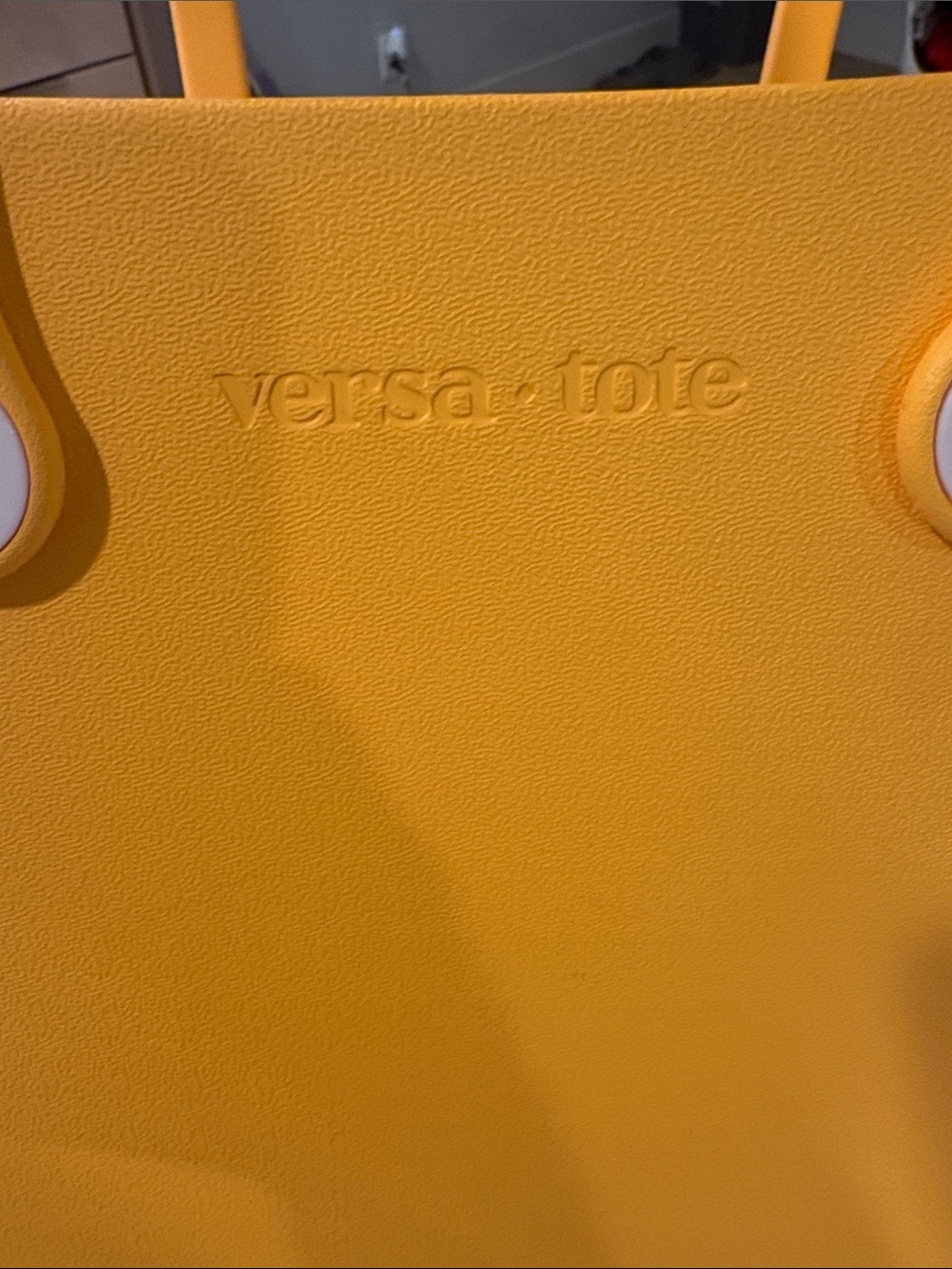 Yellow Everyday Tote Bag 15 by 12 - Picture 5 of 6